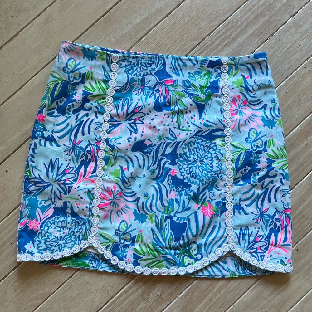 NWT Lilly Pulitzer Patty Skort Lion Around - 0 - Picture 5 of 14